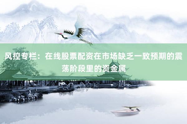 风控专栏：在线股票配资在市场缺乏一致预期的震荡阶段里的资金属